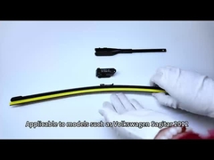 Flexibilität Schwarze Silikon-Autowischer Vier Jahreszeiten Silikon-Windschutzscheibenwischer