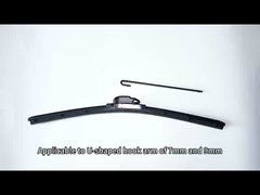 Flexibilität Schwarzer Autoschutzscheibenwischer mit geringer Geräuschbelastung