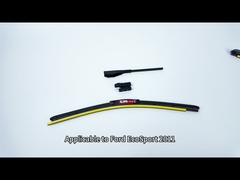 Windschutzscheibenwischer aller Größen Silikon Naturschwarz Auto-Fensterwischer