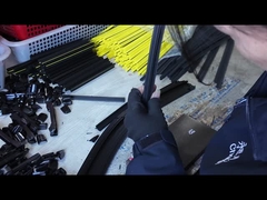 Schwarze Gummi-Front- und Heckwischerblätter Schlanke Front-Windschutzscheibenwischerblätter