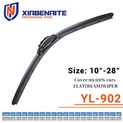 Niedriger Lärm Schwarzstrahl Front Windschutzscheibenwischer für alle Wetterbedingungen Front Wiper Blades